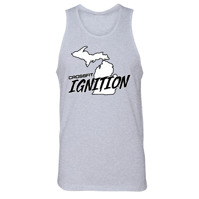 Mens Small Heather Gray Style_Tank Top