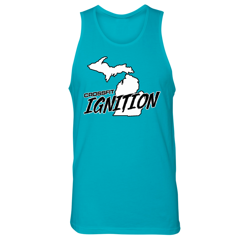 Mens Small Tahiti Blue Style_Tank Top