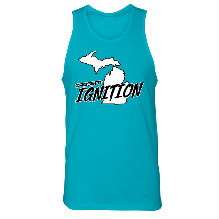 Mens Small Tahiti Blue Style_Tank Top