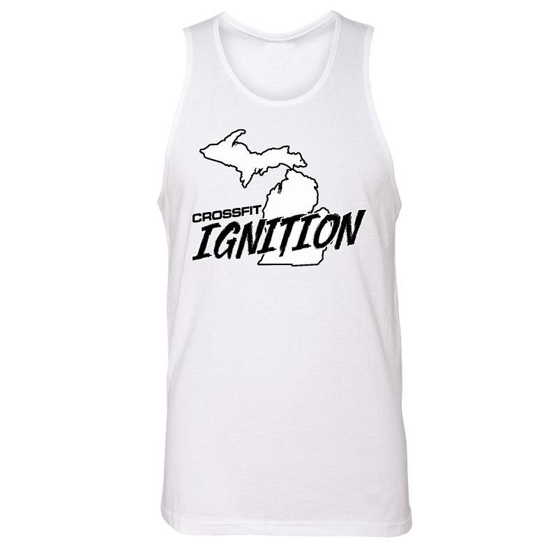 Mens Small White Style_Tank Top