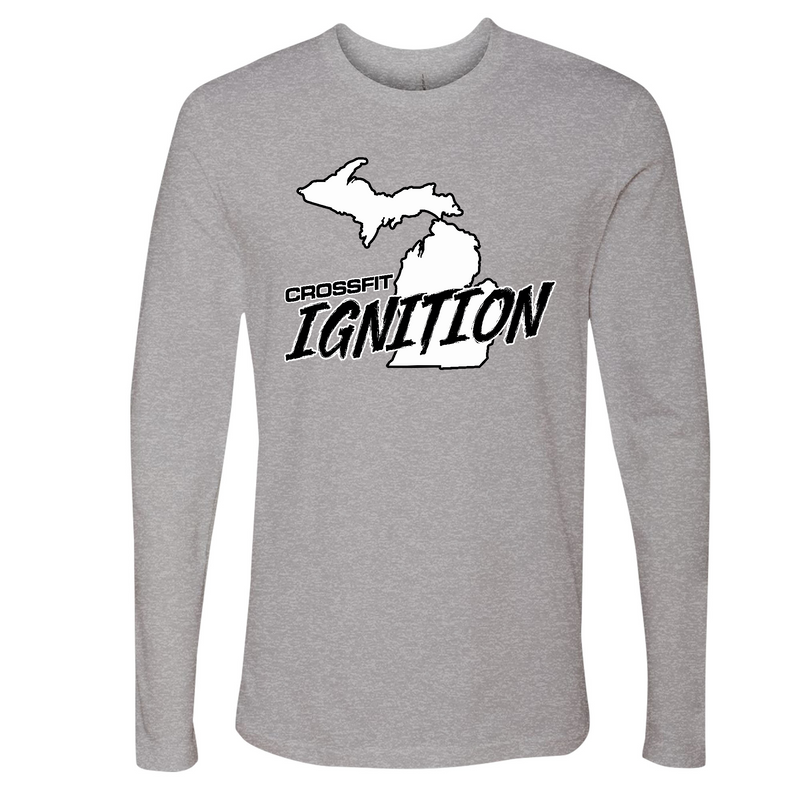 Mens Small Heather Gray Style_Long Sleeve