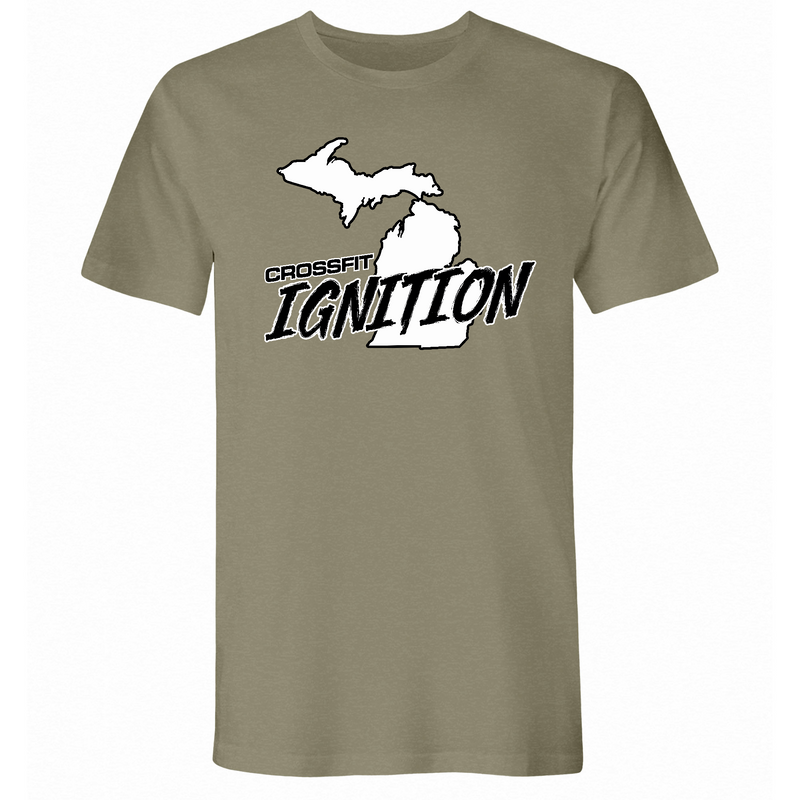 Mens Small Light Olive Style_T-Shirt