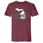 Mens Small Heather Maroon Style_T-Shirt