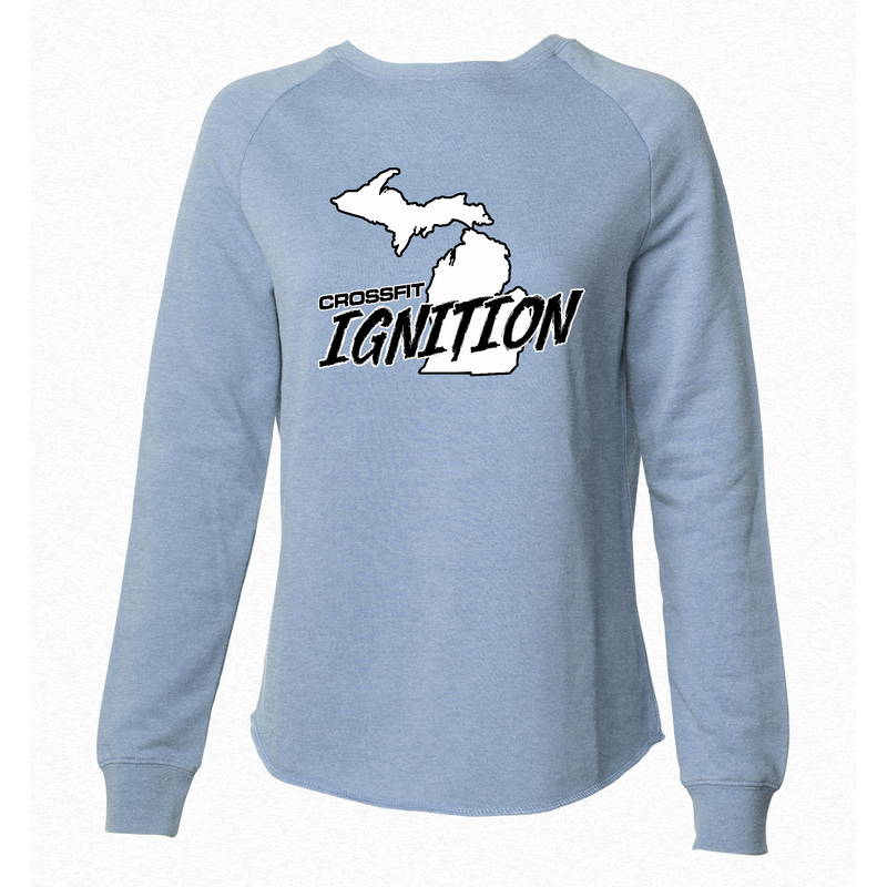 Womens Small Misty Blue Style_Sweatshirt
