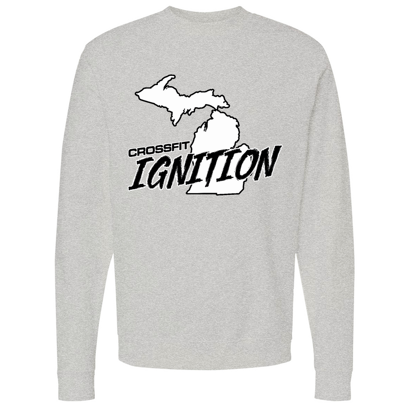 Mens Small Grey Heather Style_Sweatshirt