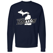 Mens Small Classic Navy Heather Style_Sweatshirt