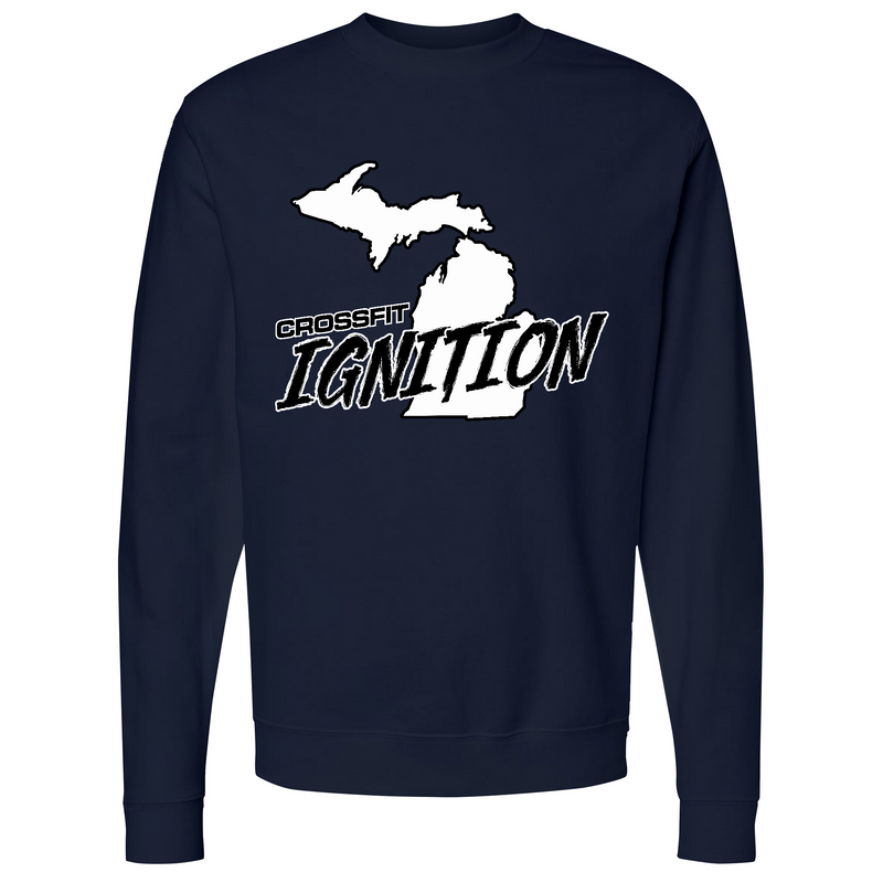Mens Small Classic Navy Heather Style_Sweatshirt