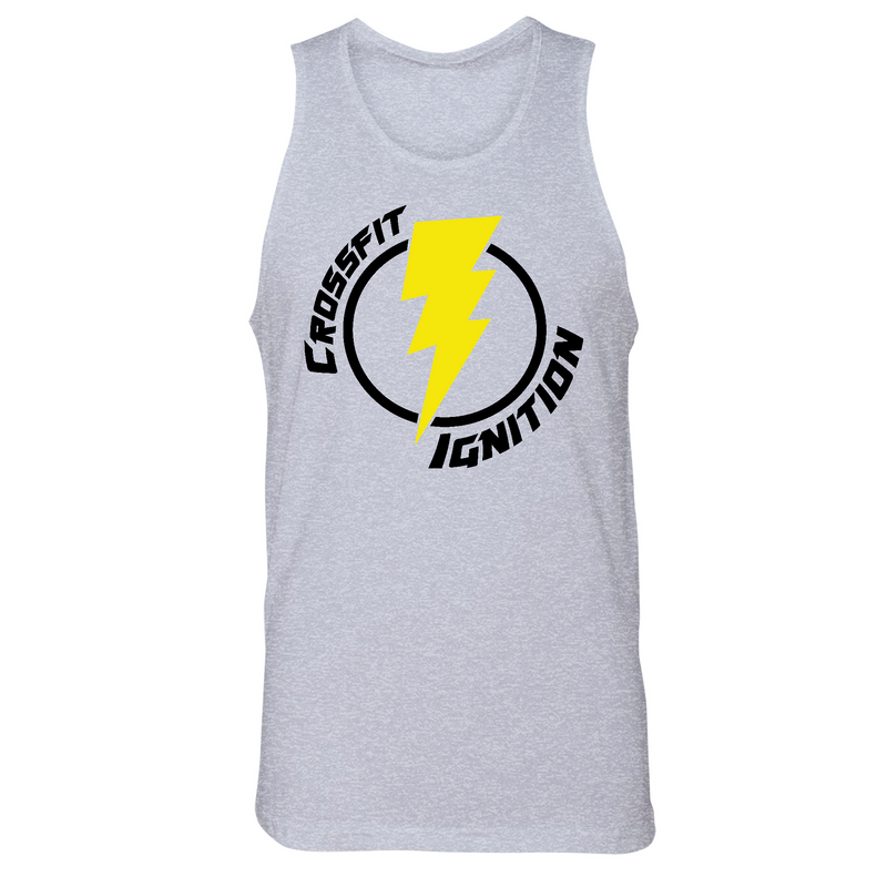 Mens Small Heather Gray Style_Tank Top