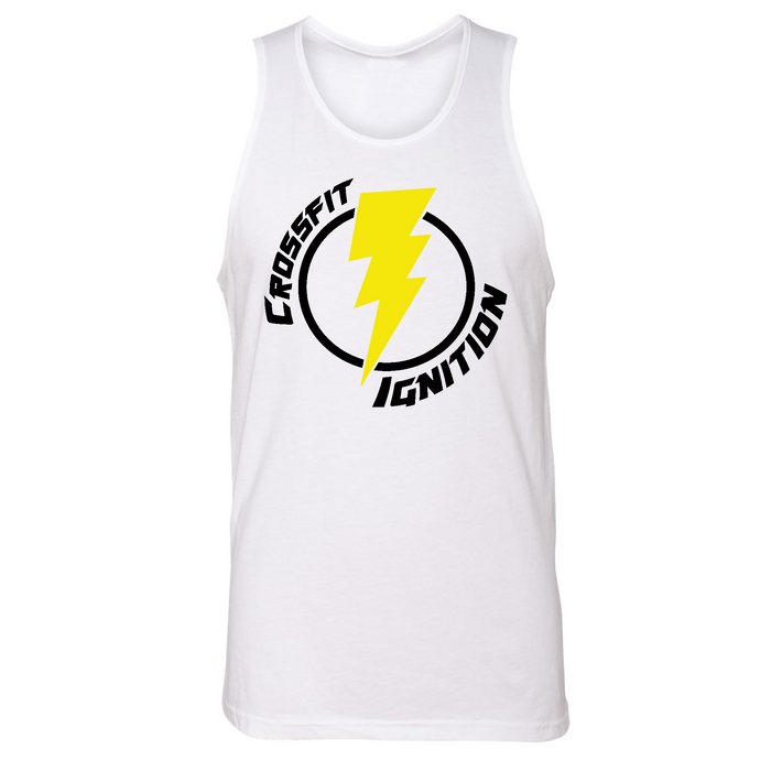 Mens Small White Style_Tank Top