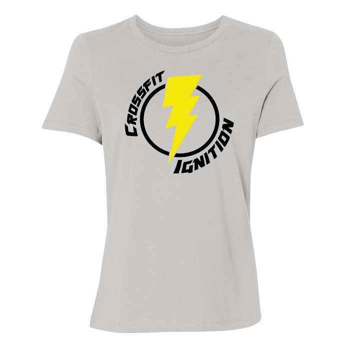 Womens Small Solid Athletic Grey Style_T-Shirt