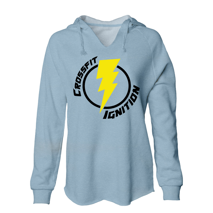 Womens Small Misty Blue Style_Hoodie