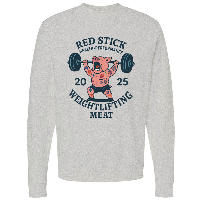 Mens Small Grey Heather Style_Sweatshirt