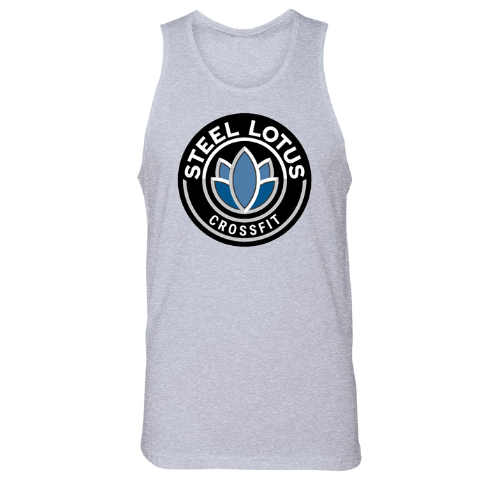 Mens Small Heather Gray Style_Tank Top