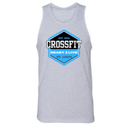 Mens Small Heather Gray Style_Tank Top