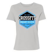 Womens Small Solid Athletic Grey Style_T-Shirt