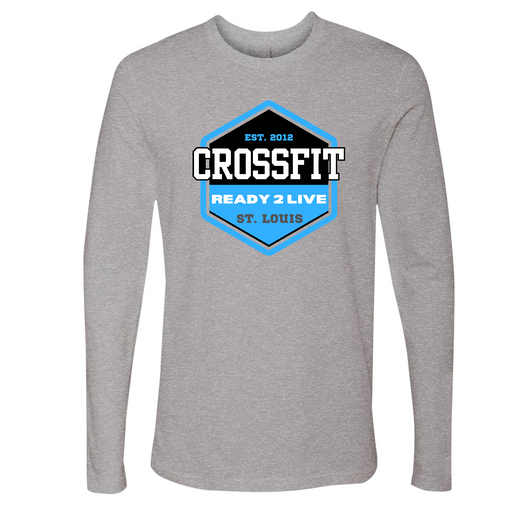 Mens Small Heather Gray Style_Long Sleeve