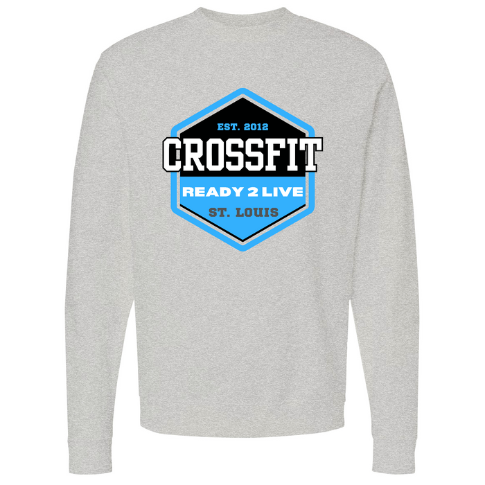 Mens Small Grey Heather Style_Sweatshirt