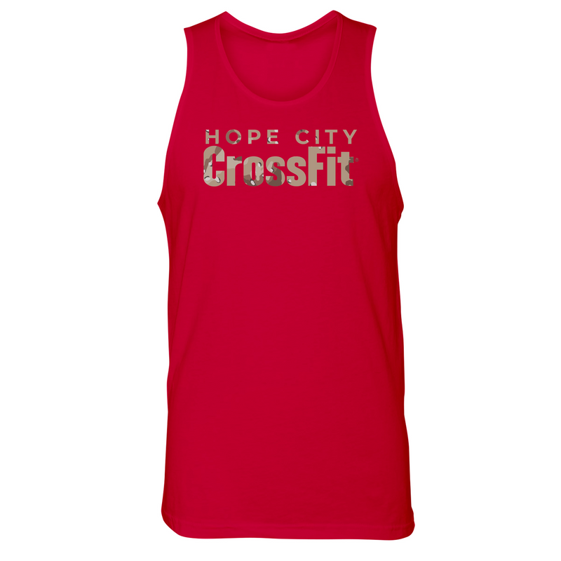 Mens Small Red Style_Tank Top