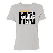 Womens Small Solid Athletic Grey Style_T-Shirt