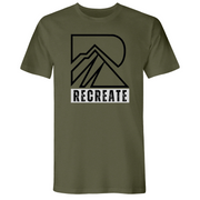 Mens Small Military Green Style_T-Shirt