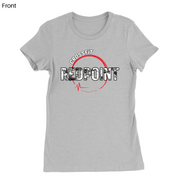Womens Small Solid Athletic Grey Style_T-Shirt