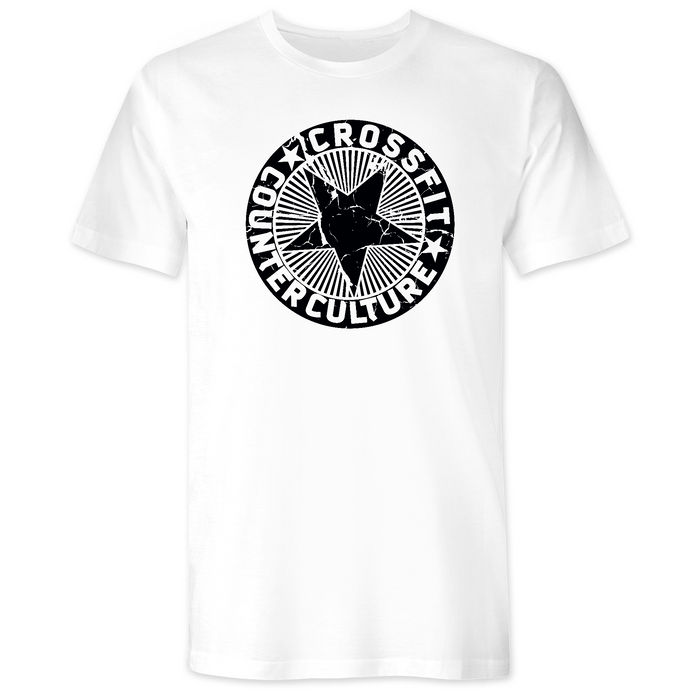 Mens Small White Style_T-Shirt