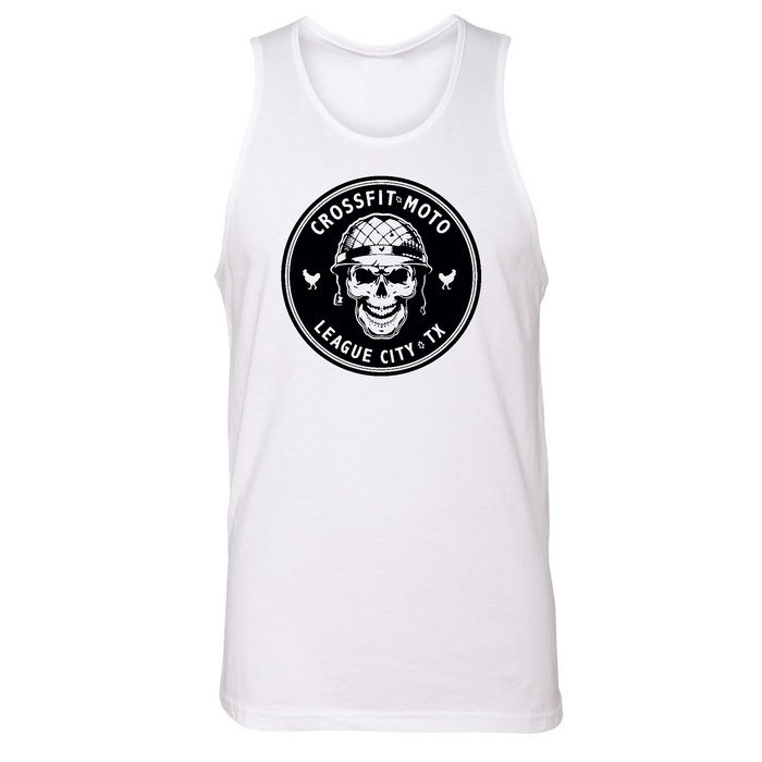 Mens Small White Style_Tank Top
