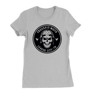 Womens Small Solid Athletic Grey Style_T-Shirt