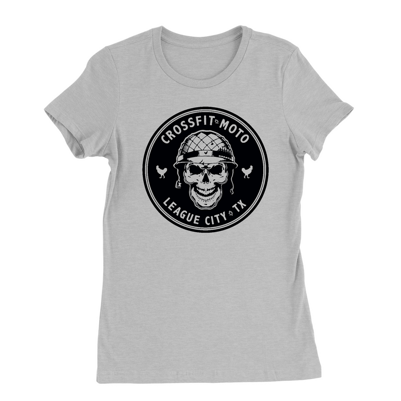 Womens Small Solid Athletic Grey Style_T-Shirt