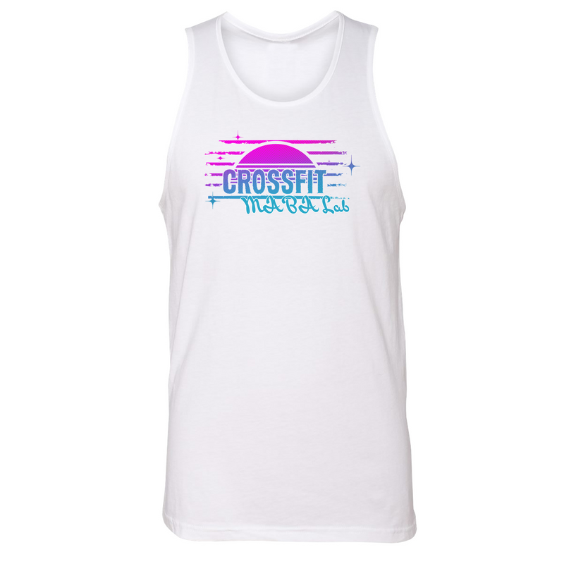 Mens Small White Style_Tank Top