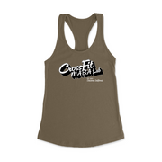 Womens X-Small Military Green Style_Tank Top
