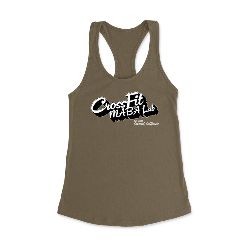 Womens X-Small Military Green Style_Tank Top