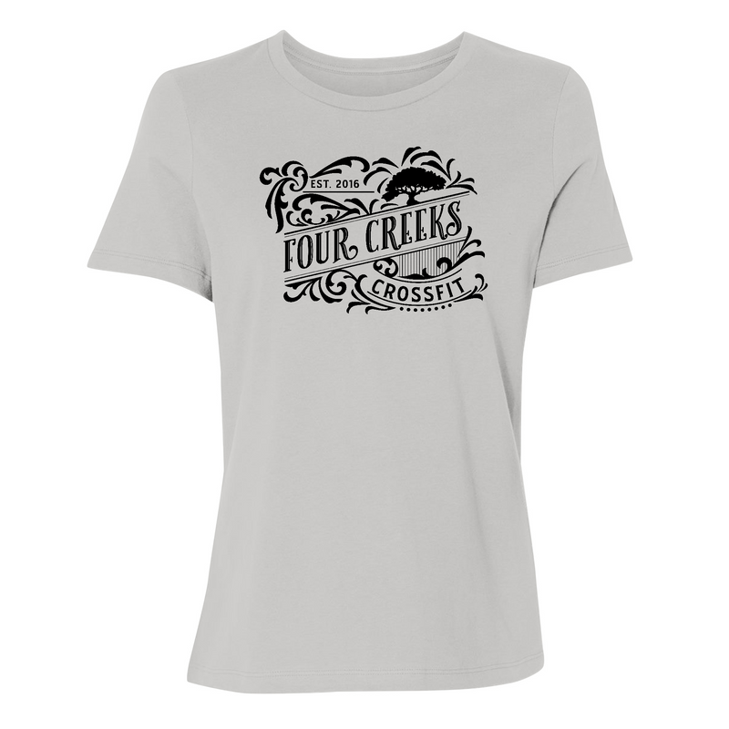 Womens Small Solid Athletic Grey Style_T-Shirt