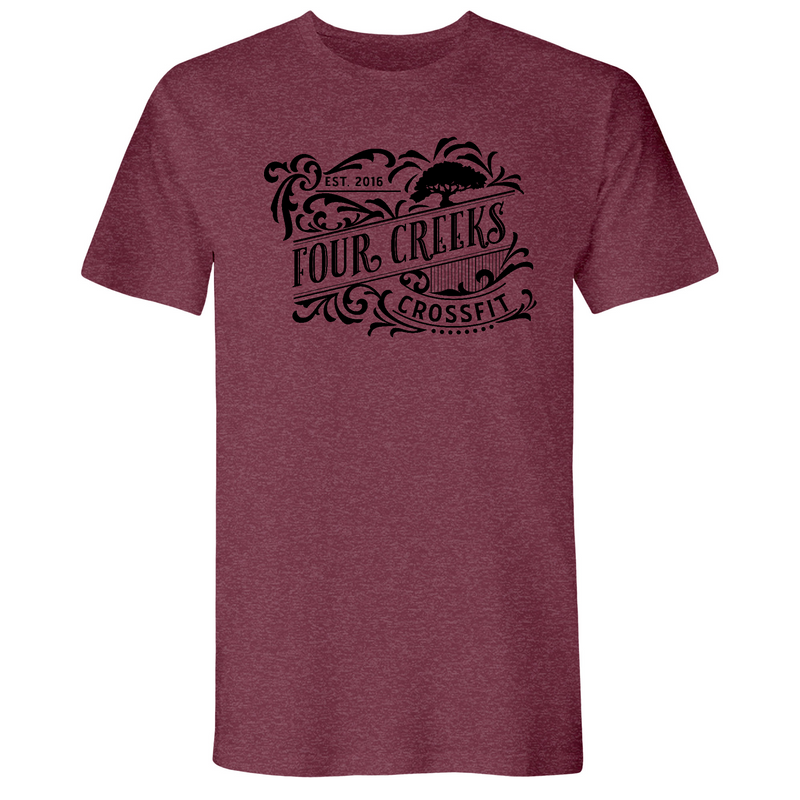Mens Small Heather Maroon Style_T-Shirt