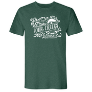 Mens Small Heather Forest Green Style_T-Shirt