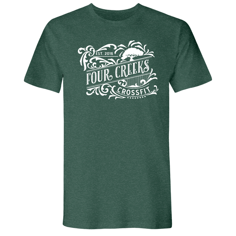 Mens Small Heather Forest Green Style_T-Shirt