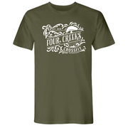 Mens Small Military Green Style_T-Shirt