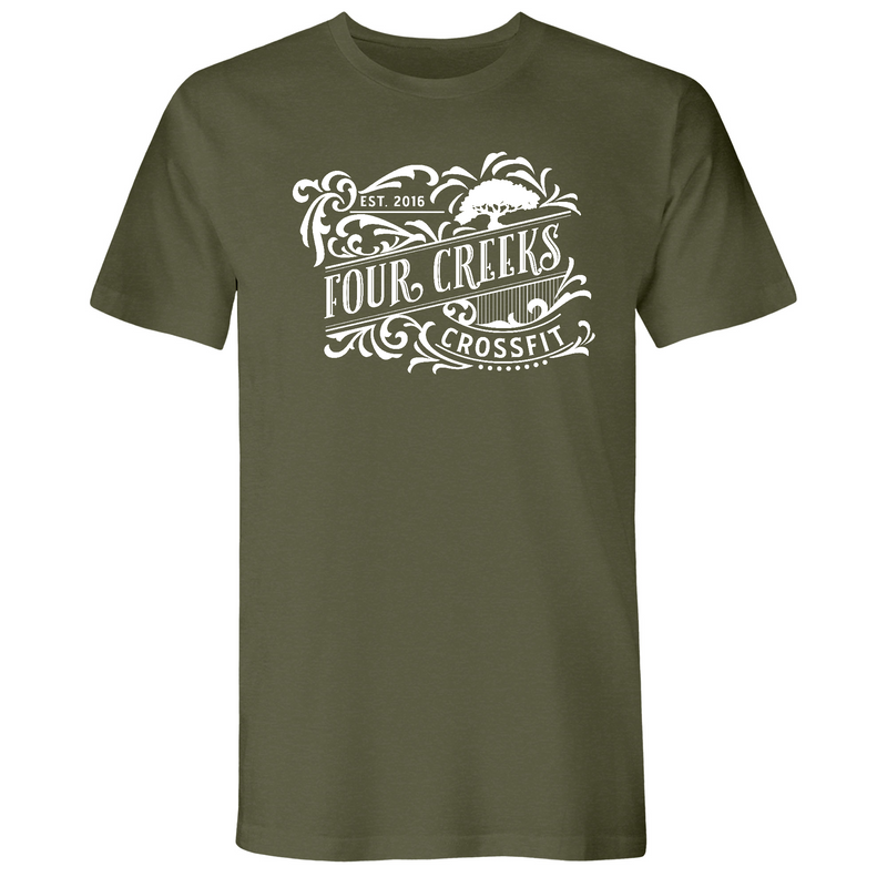 Mens Small Military Green Style_T-Shirt