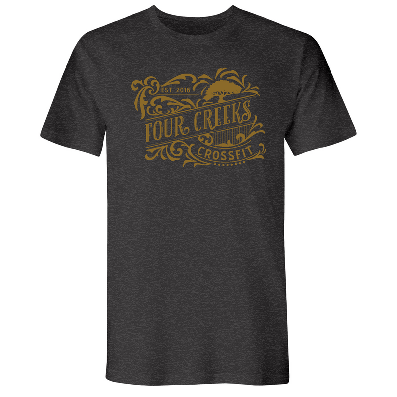 Mens Small Heather Heavy Metal Style_T-Shirt