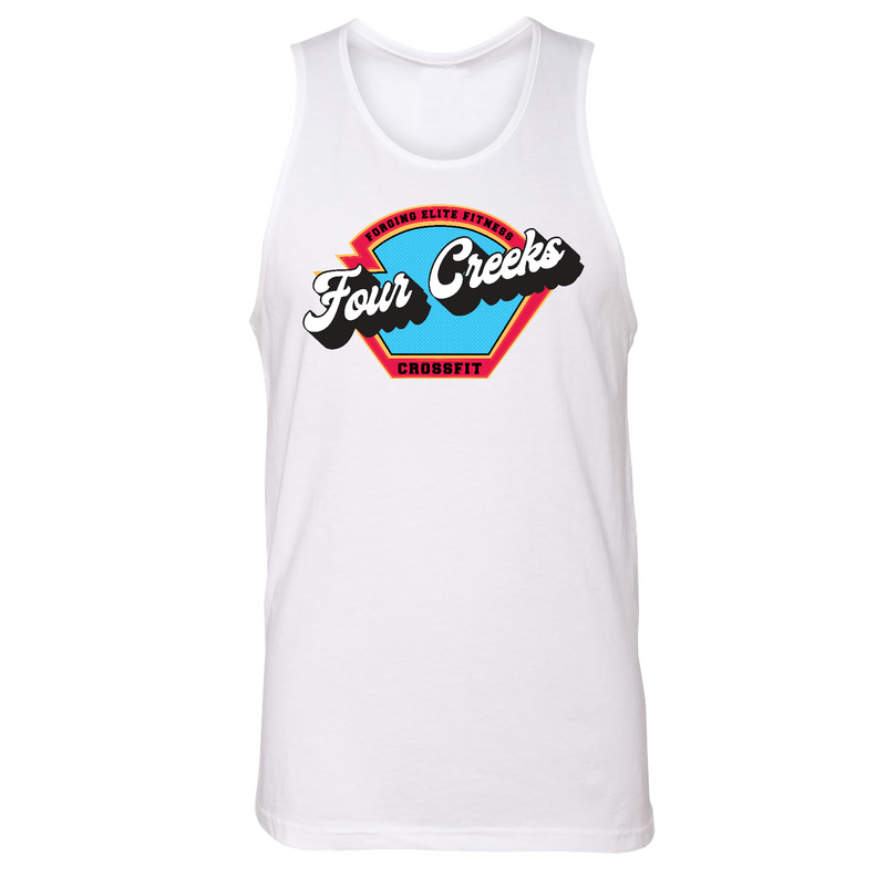 Mens Small White Style_Tank Top