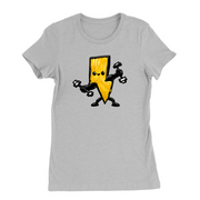 Womens Small Solid Athletic Grey Style_T-Shirt