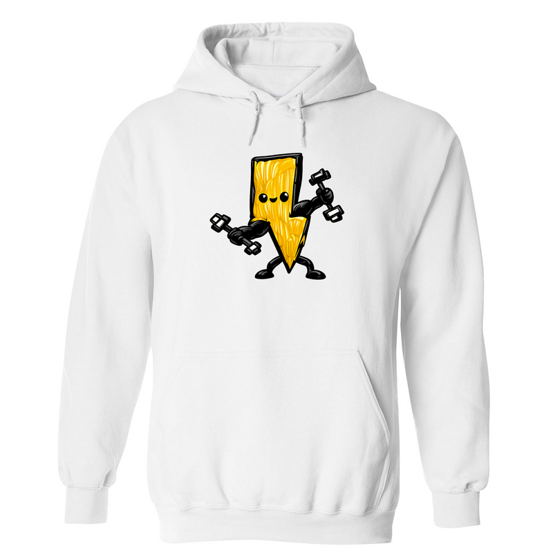 Mens Small White Style_Hoodie