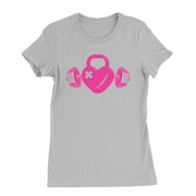 Womens Small Solid Athletic Grey Style_T-Shirt