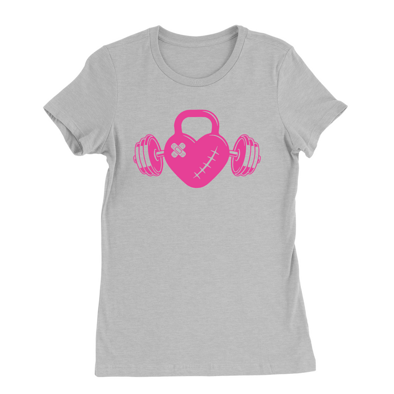 Womens Small Solid Athletic Grey Style_T-Shirt