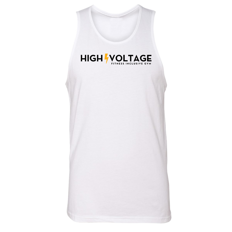 Mens Small White Style_Tank Top