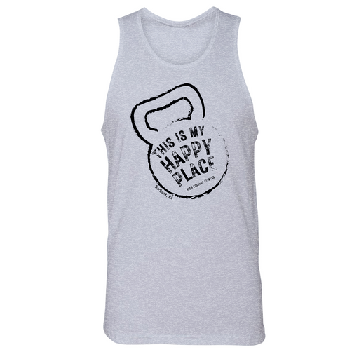 Mens Small Heather Gray Style_Tank Top