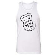 Mens Small White Style_Tank Top