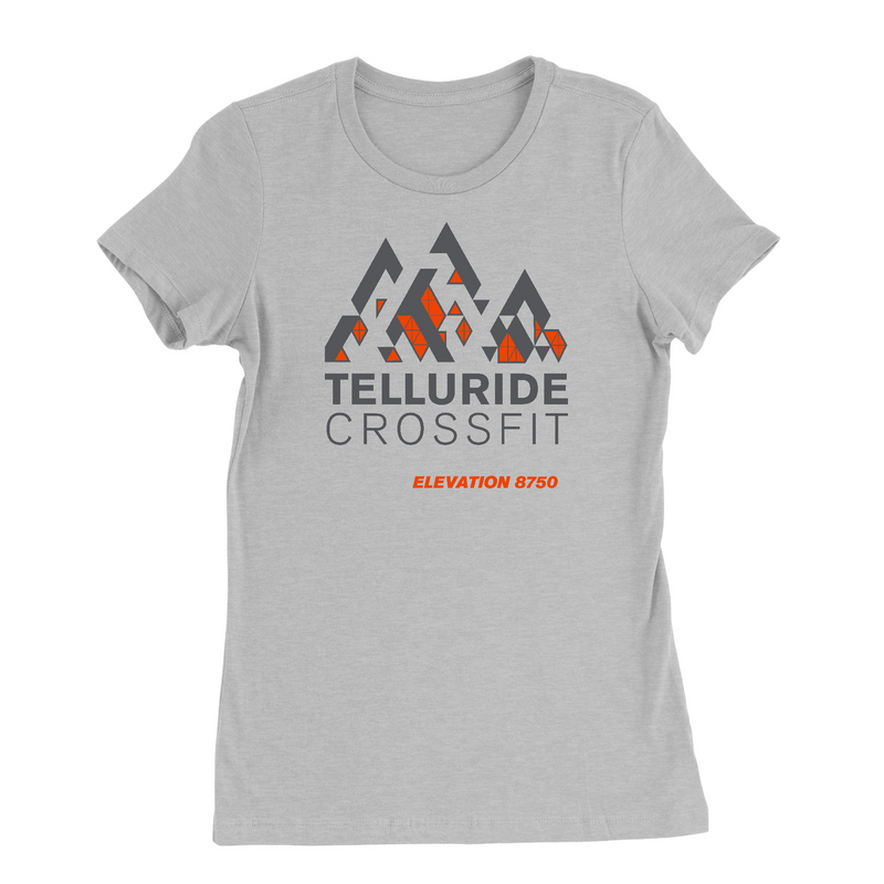 Womens Small Solid Athletic Grey Style_T-Shirt