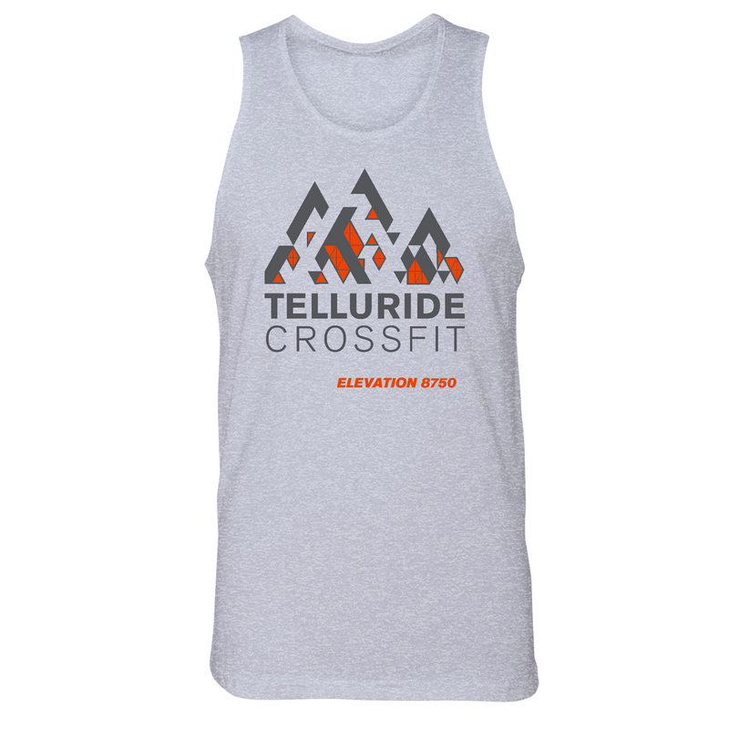 Mens Small Heather Gray Style_Tank Top