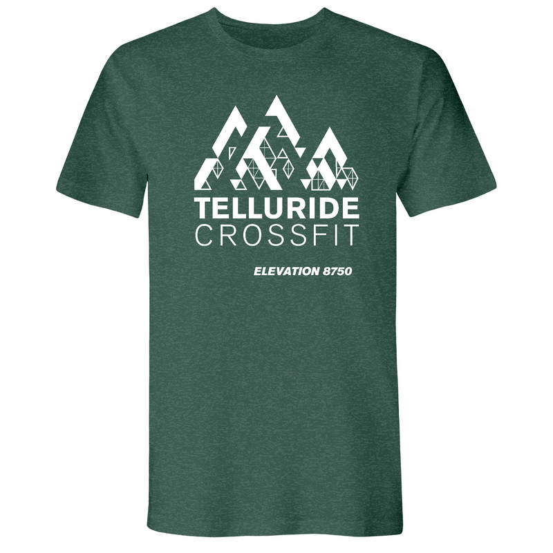 Mens Small Heather Forest Green Style_T-Shirt